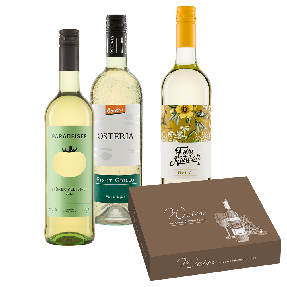 Bio Weißwein-Paket, 3 x 0.75 l - Aktion