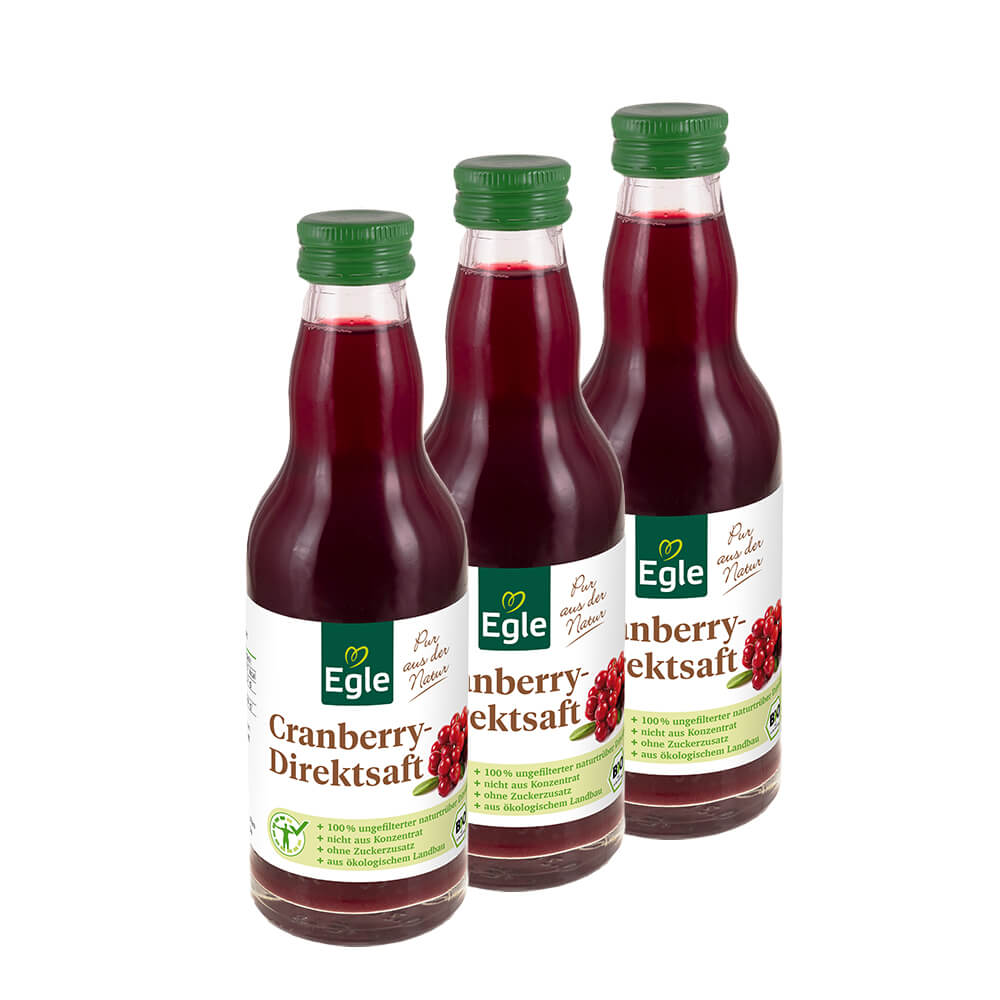 Cranberry-Direktsaft