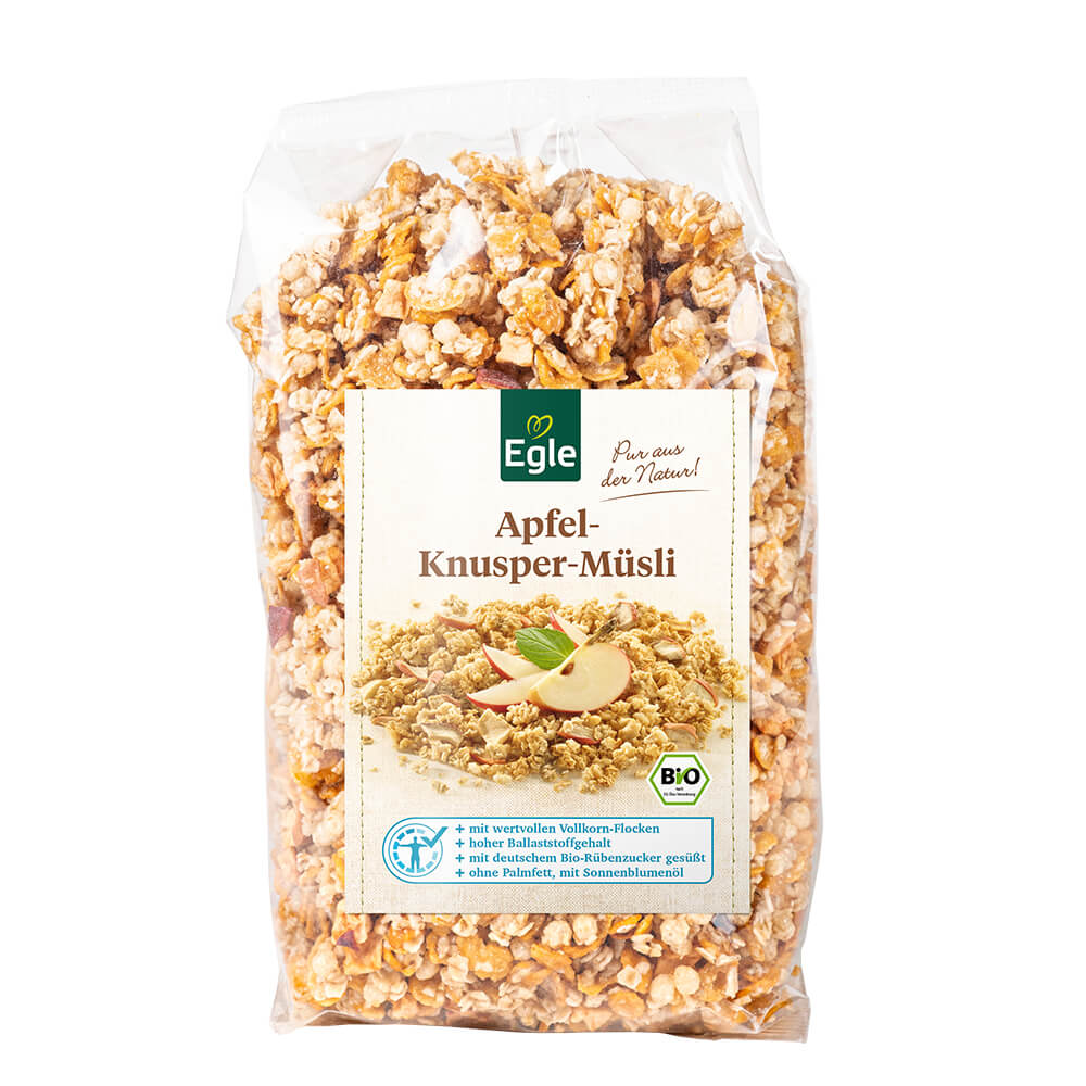 Bio Apfel-Knusper-Müsli, 400 g