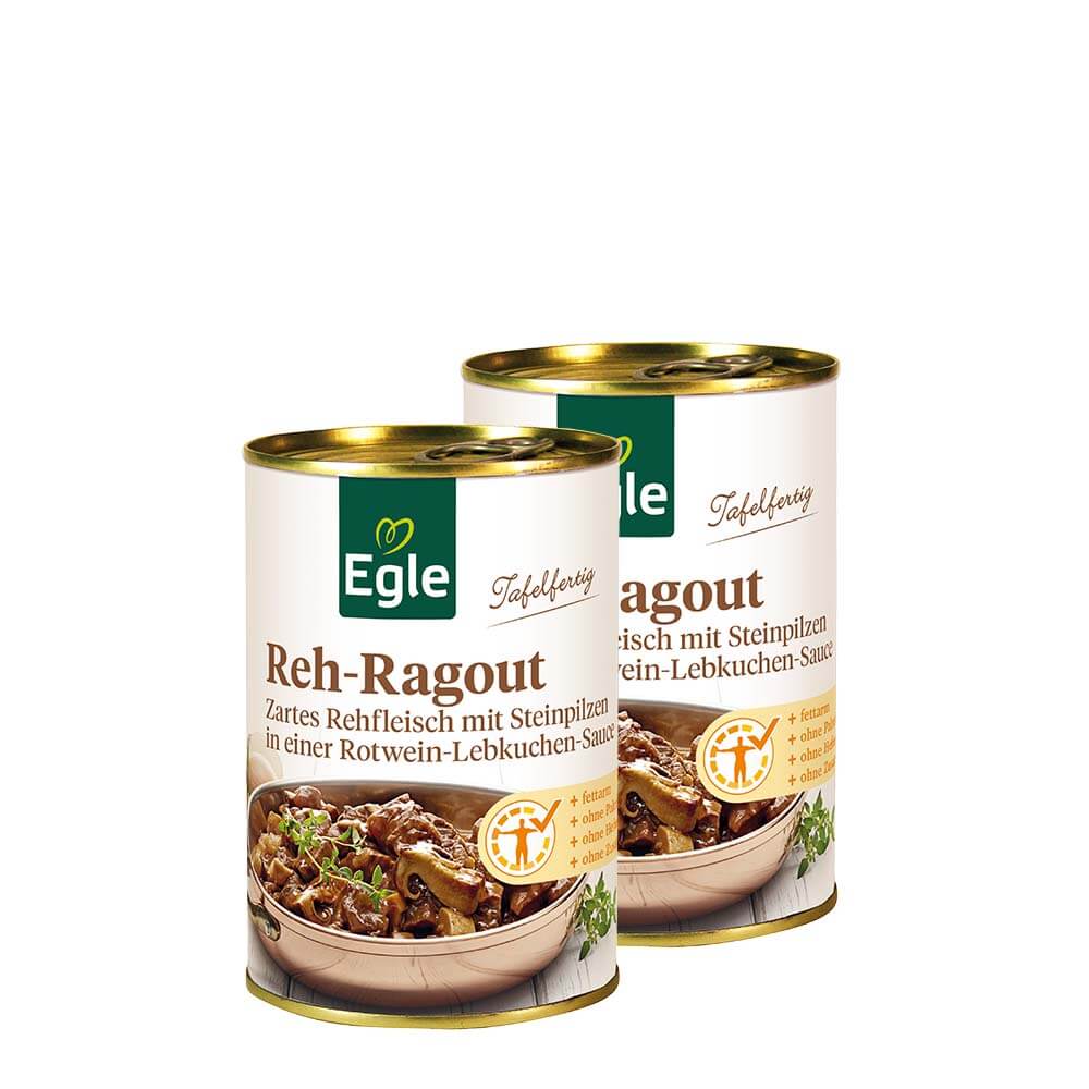 Reh-Ragout, 2 x 400 g - Doppelpack