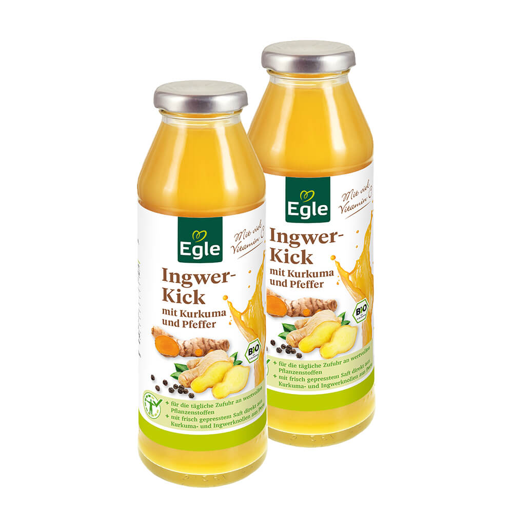 Bio Ingwer-Kick 2 x 280 ml