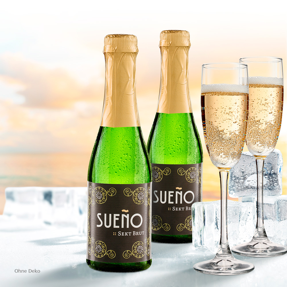 Gratis Bio Piccolo Sekt Brut, 2 x 0.2 l 
