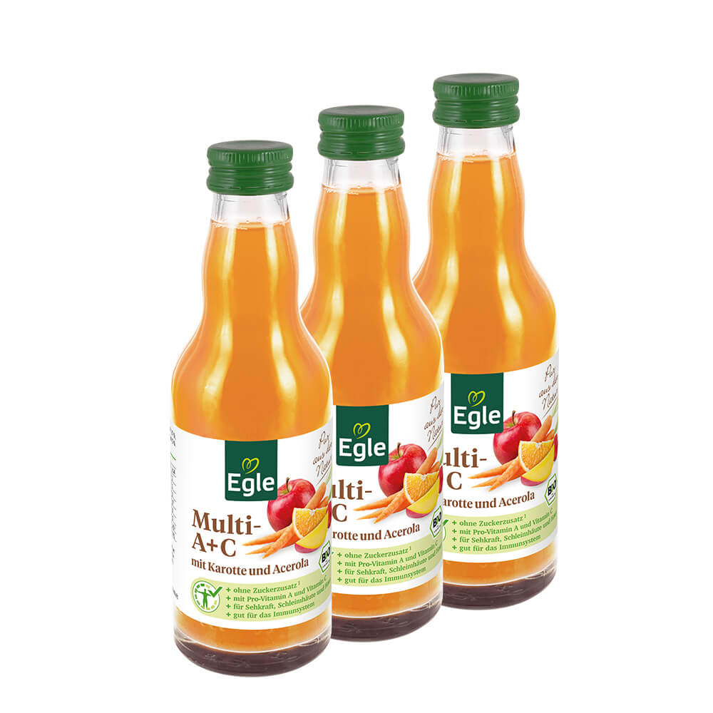 Bio Multi-A+C-Saft, 3 x 200 ml