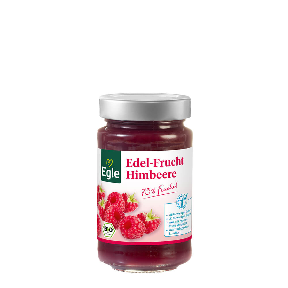 Bio Edel-Frucht Himbeere ohne Kerne, 250 g