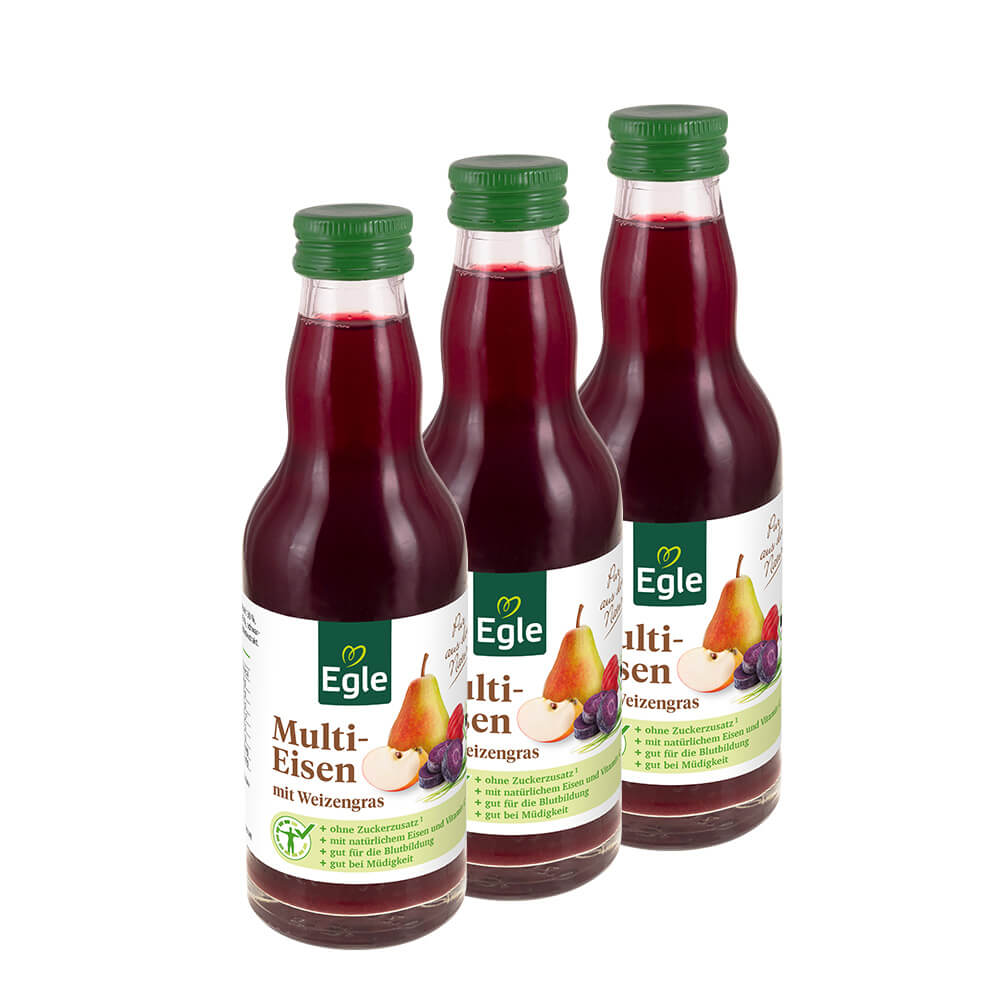 Bio Multi-Eisen-Saft, 3 x 200 ml