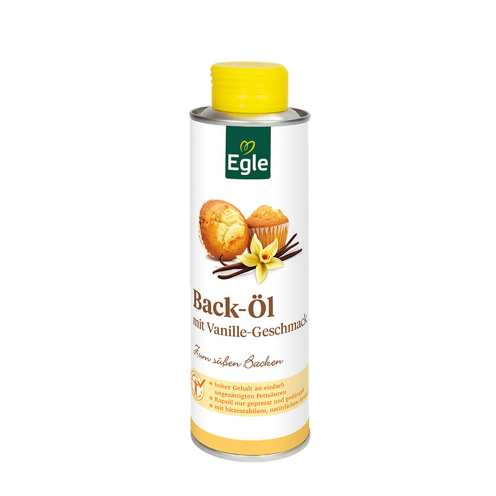 Backöl mit Vanillegeschmack, 0.25 l - Kostprobe