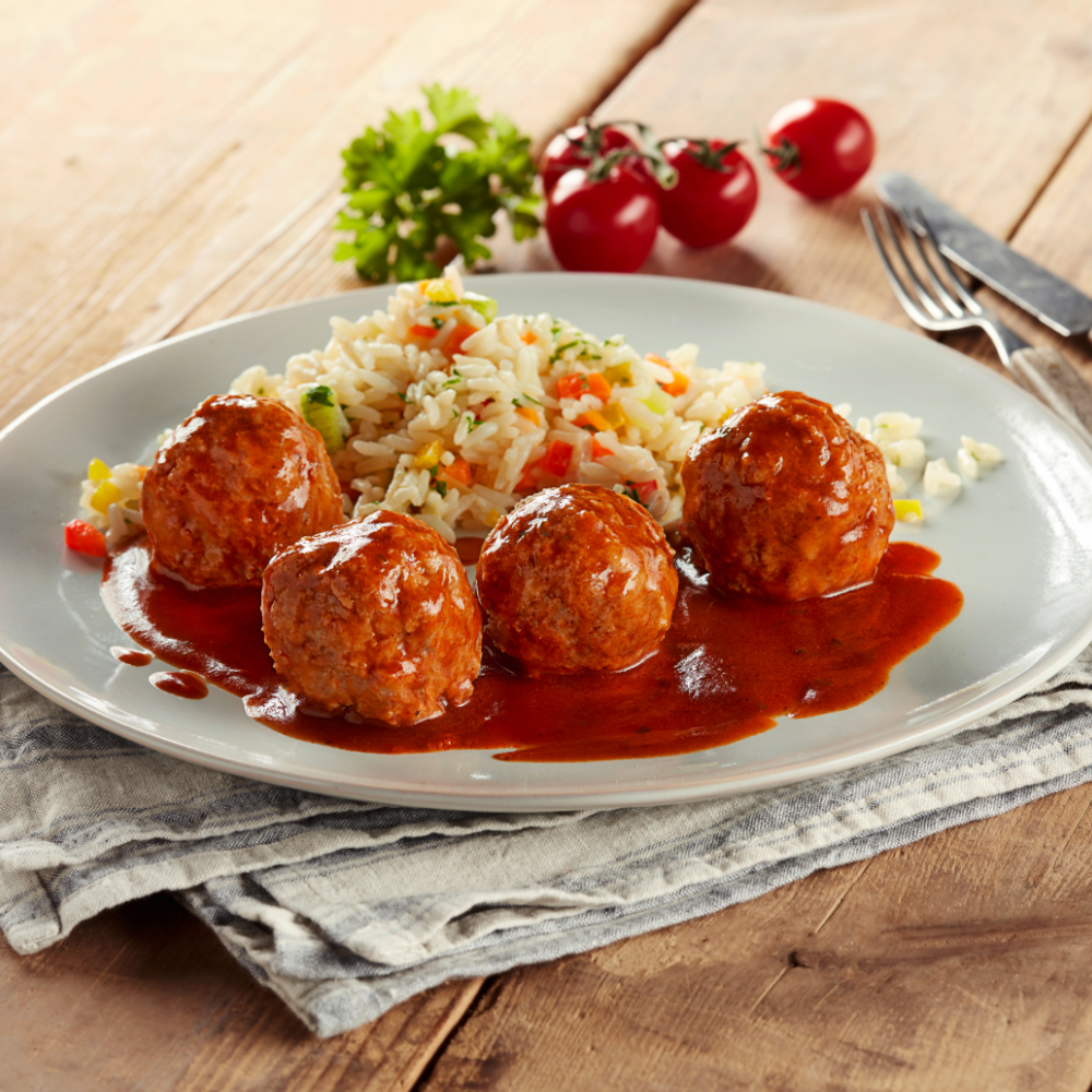 Bio Rinder-Hackbällchen in Tomatensauce, 2 x 400 g – Doppelpack