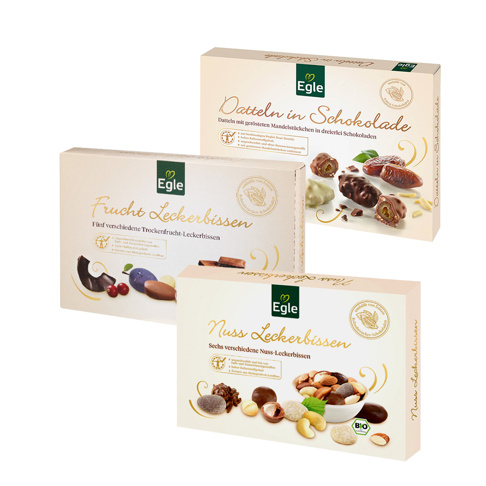Frucht- und Nuss-Vielfalt, 3 x 200 g - Aktion