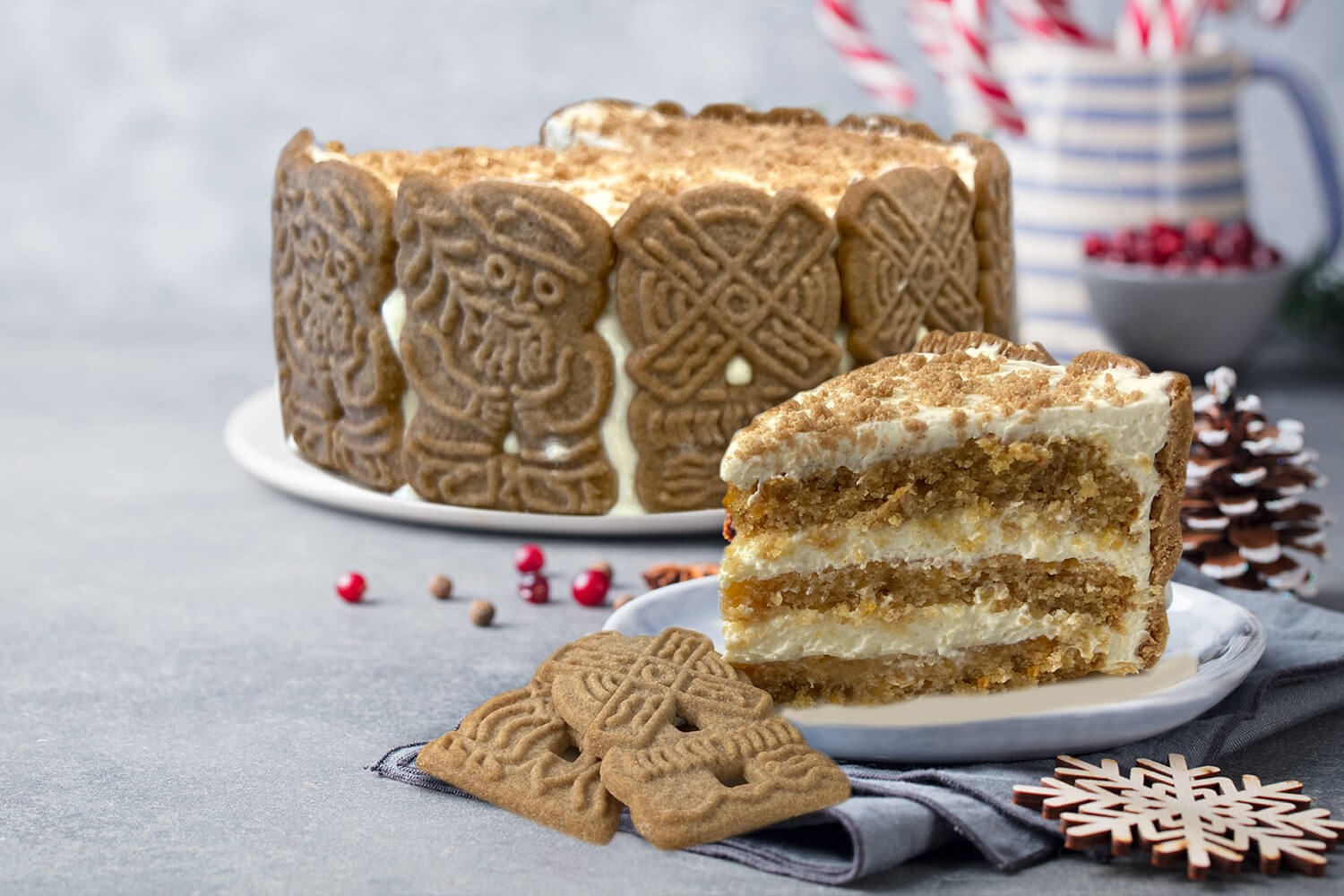 Rezept: Kleine Spekulatiustorte