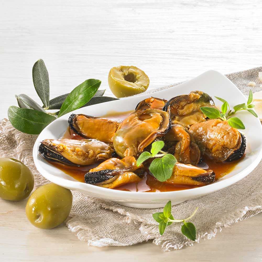 Bio Pfahlmuscheln in Marinade, 3 x 115 g