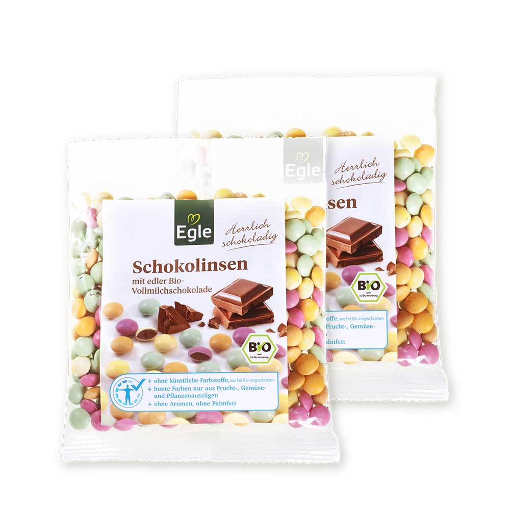Bio Mini-Schokolinsen 2 x 100 g