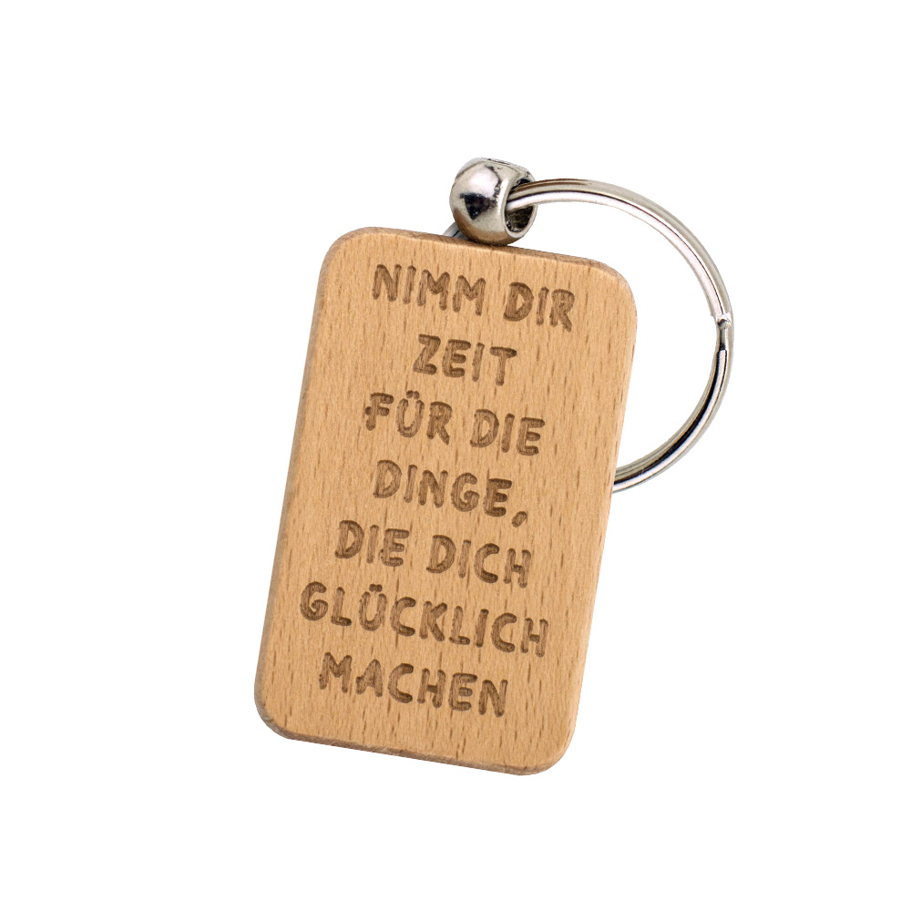 Schlüsselanhänger "Nimm dir Zeit..." - Aktion