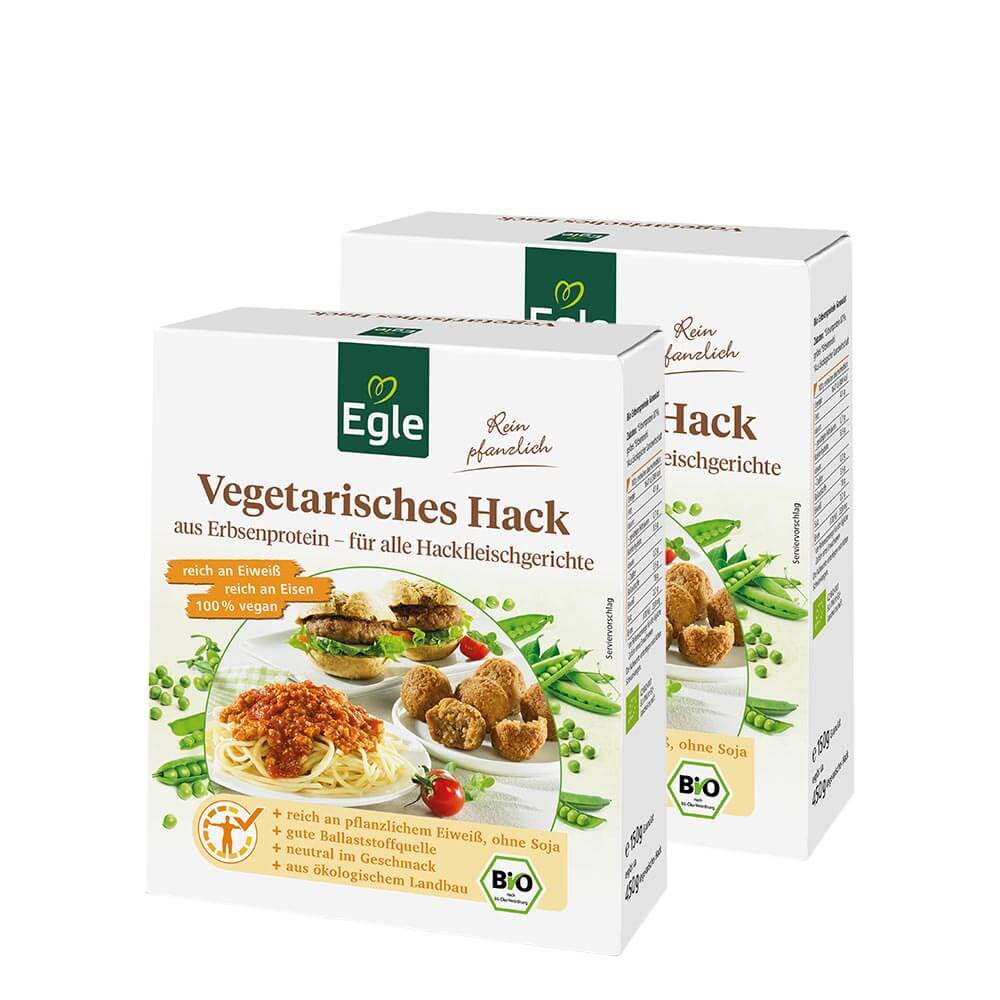 Vegetarisches Bio-Hack 2 x 150 g
