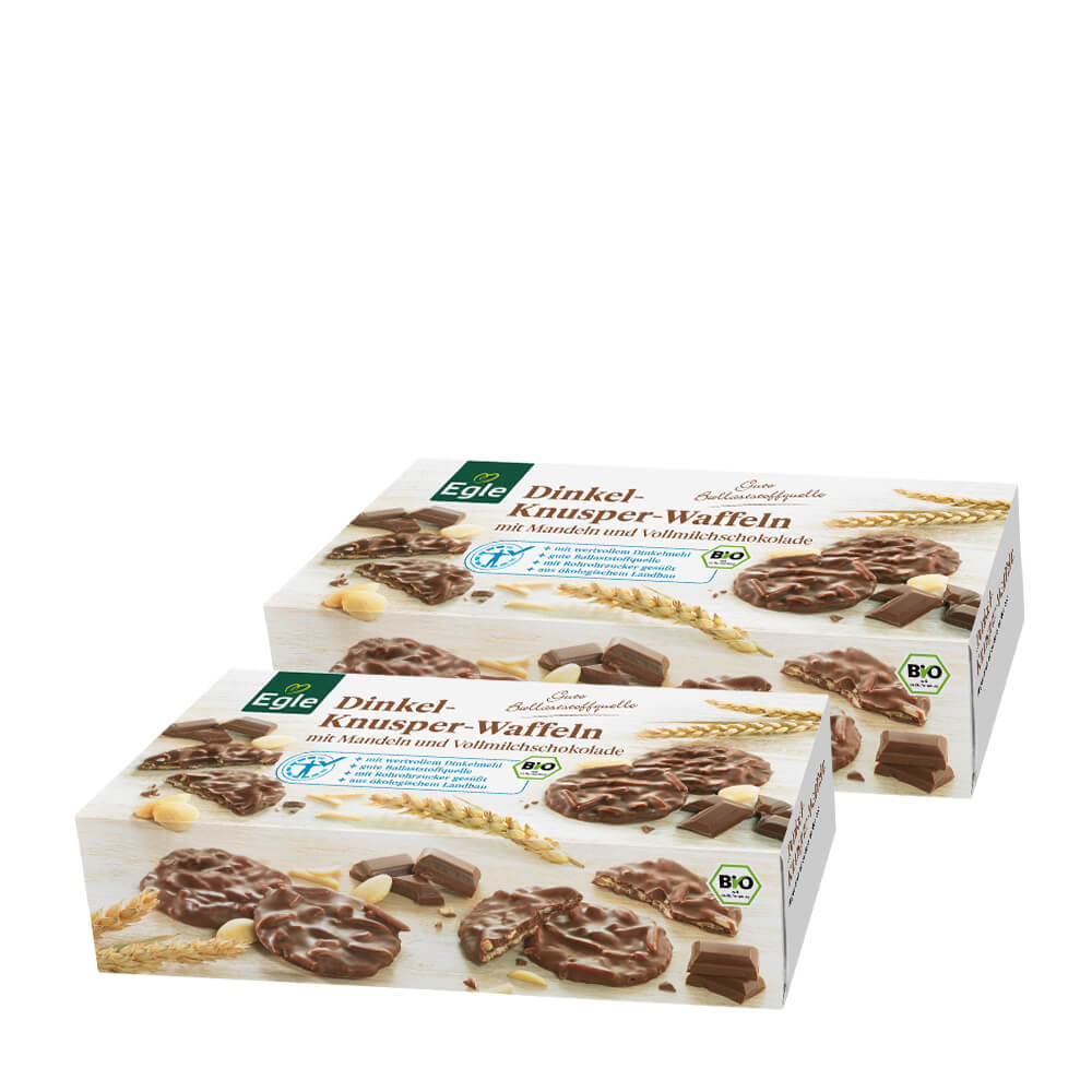 Bio Dinkel-Knusper-Waffeln 2 x 100 g 