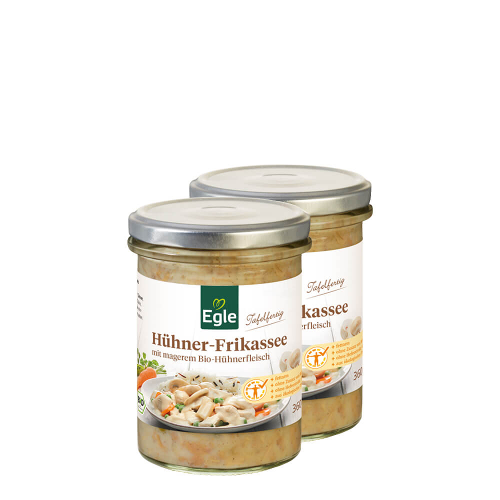 Bio Hühner Frikassee Doppelpack