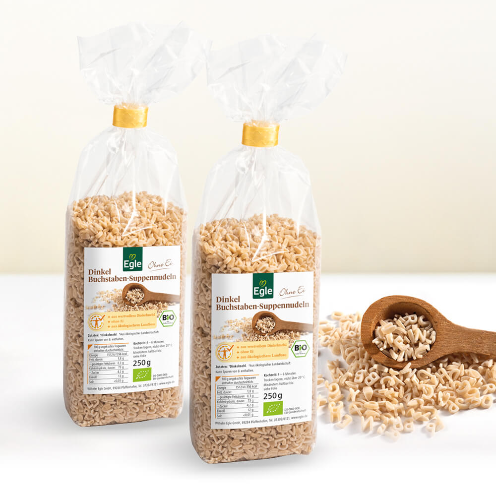 Dinkel Suppennudeln