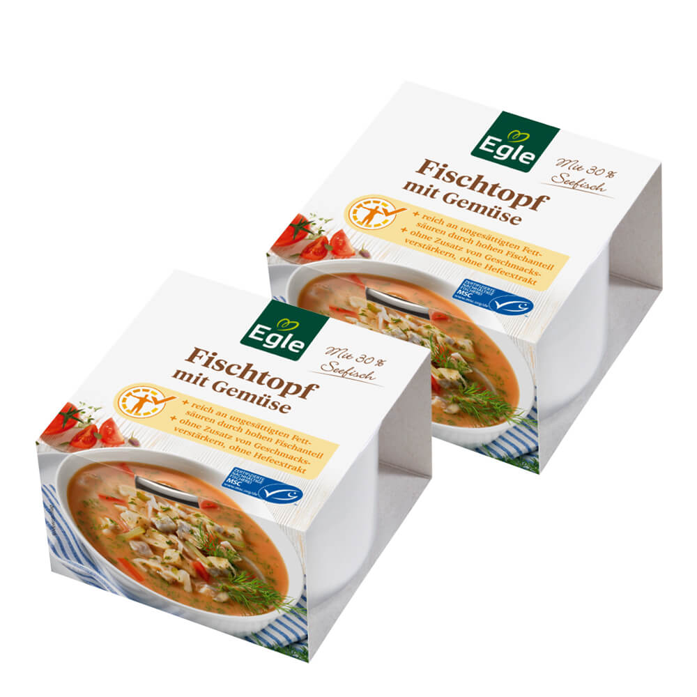 Fischtopf mit Gemüse, 2 x 400 ml