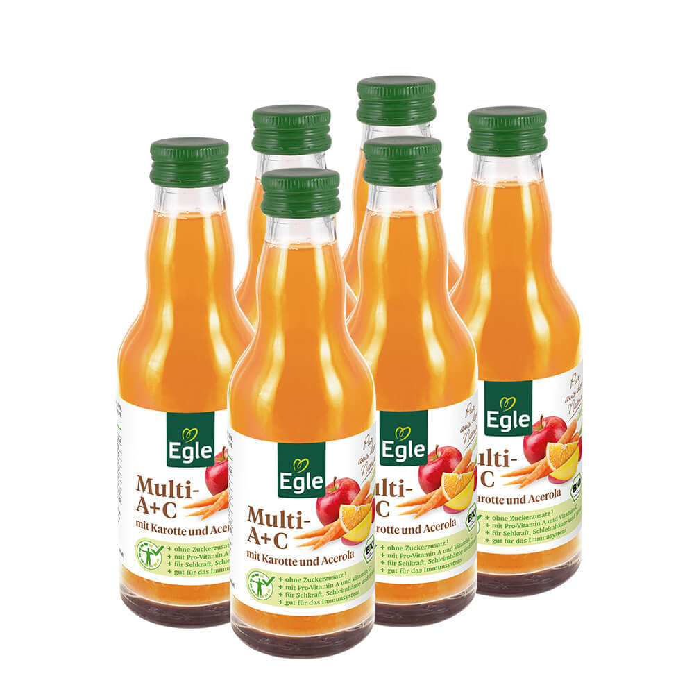 Bio Multi-A+C-Saft, 6 x 200 ml - Aktion