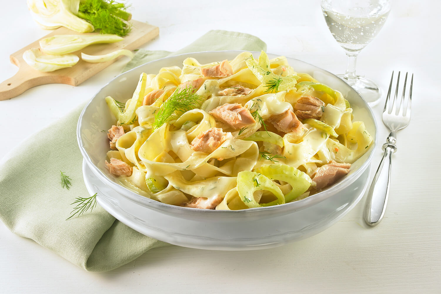Rezept Pasta Lachs und Fenchel