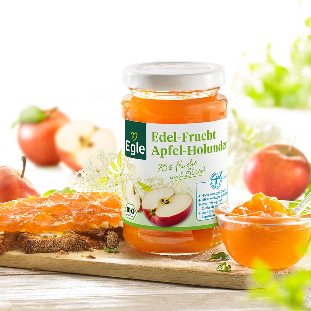 Bio Edel-Frucht Apfel-Holunderblüte, 250 g