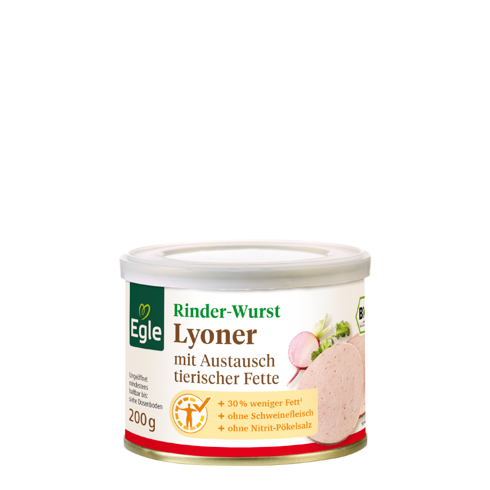 Bio Rinder-Lyoner, 200 g
