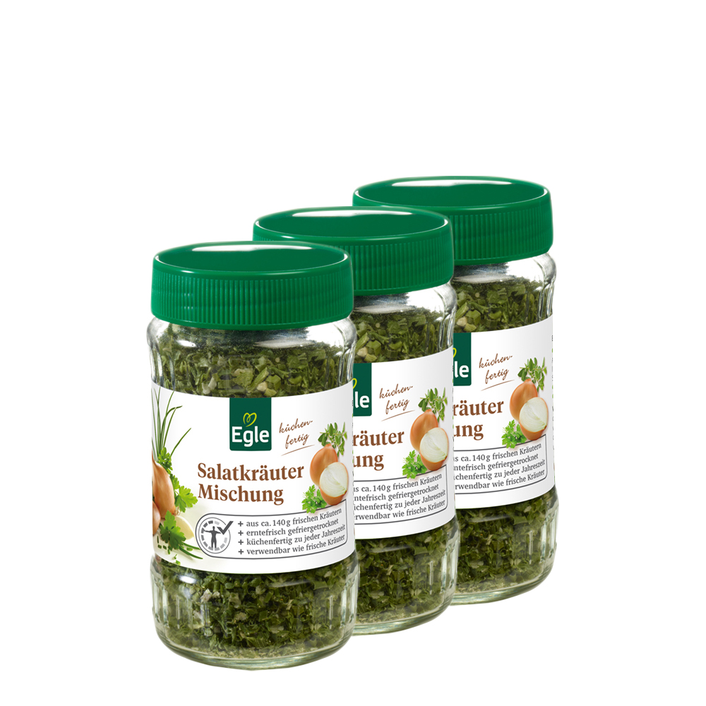 Salatkräuter-Mischung, 3 x 20 g