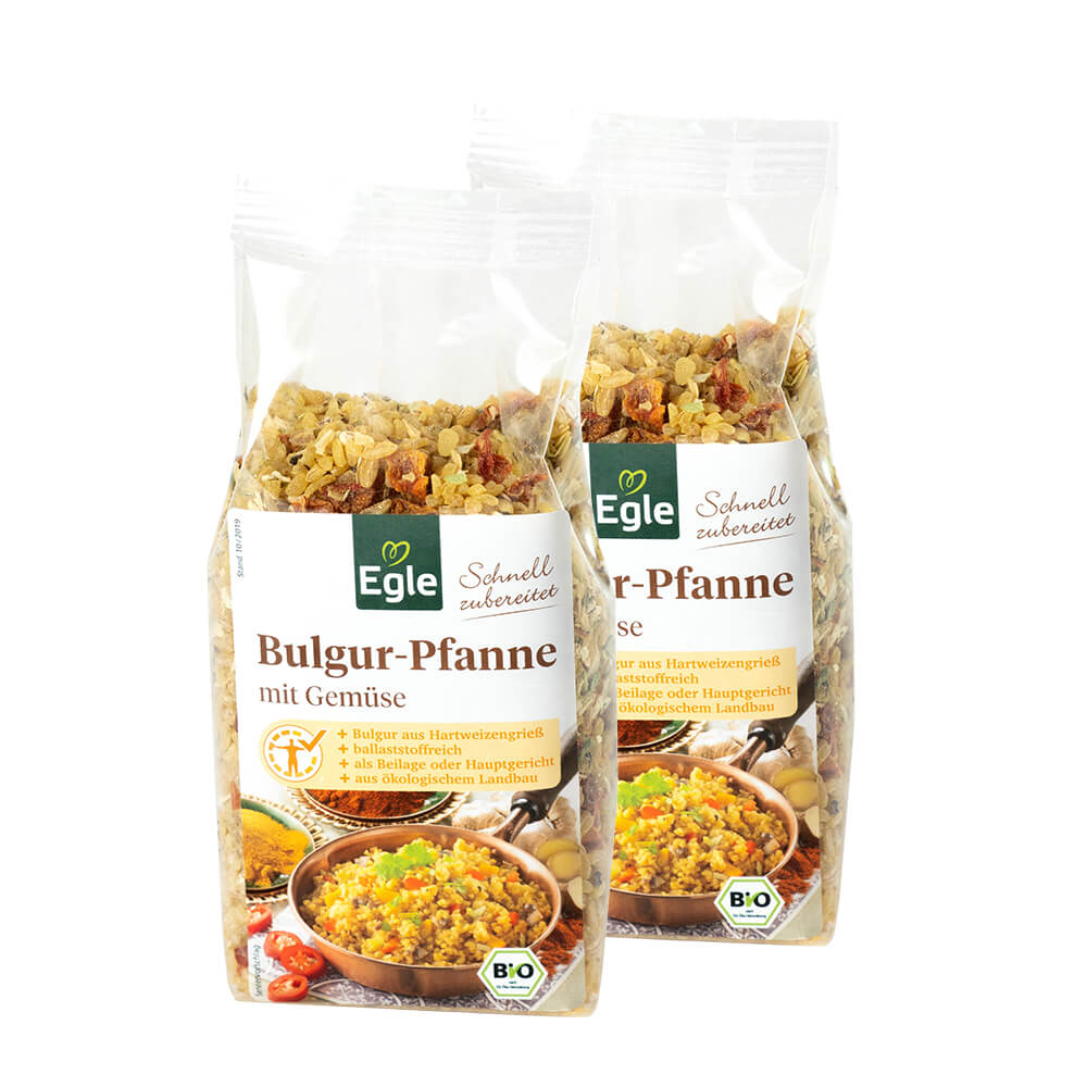 Bio Bulgur-Pfanne, 2 x 150 g