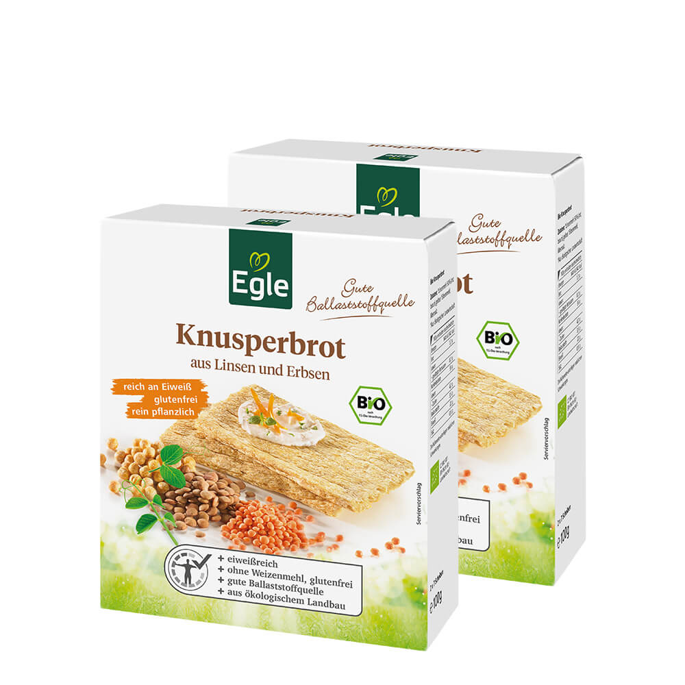Bio Knusperbrot, 2 x 100 g 