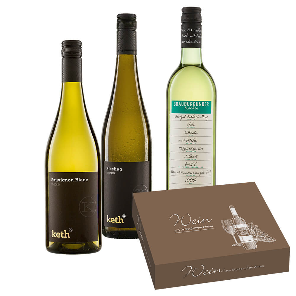 Bio Weiß-Weinpaket, 3 x 0.75 l - Aktion