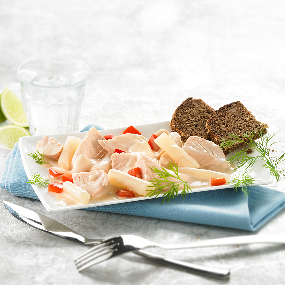 Lachs-Salat mit Schwarzwurzeln 3 x 190 g
