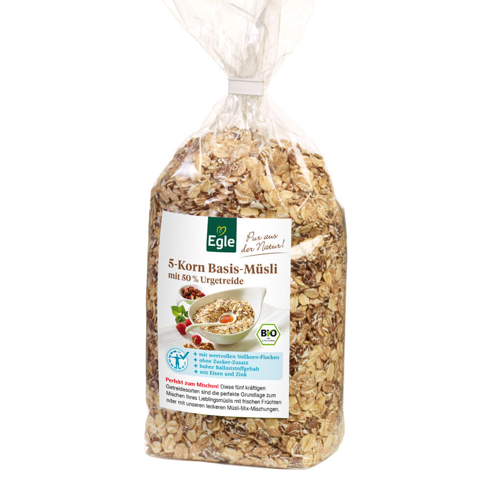 Bio 5 Korn Basis-Müsli, 400 g